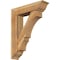 Ekena Millwork Balboa Traditional Rough Sawn Bracket w/ Offset Brace, Western Red Cedar, 8"W x 32"D x 40"H BKT0806X32X40BOA01RWR - alternate 1